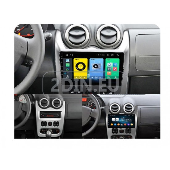 DACIA Sandero, Logan - 9" МУЛТИМЕДИЯ / Навигация android 16